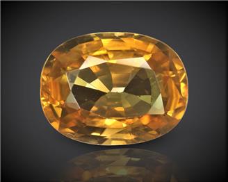 Yellow Zircon Natural Certified  5.47 CTS. ( 91914 )